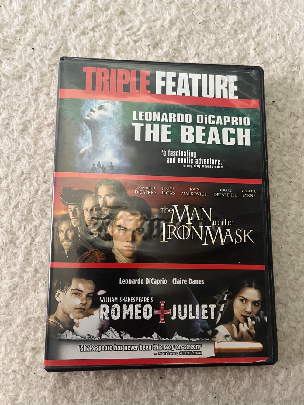 Fox Triple Feature DVD - Red, Black, White